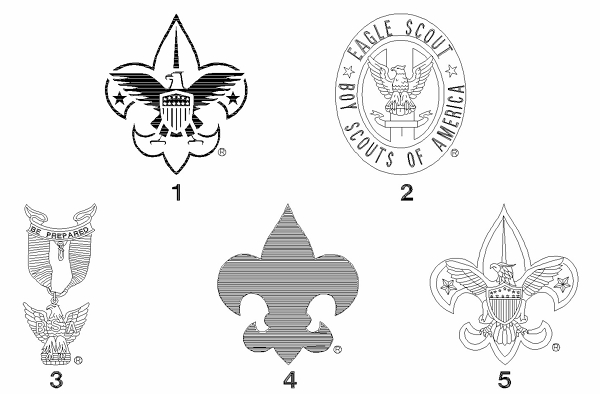 Illustration, Scout logo's